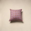 Cotton sanganeri cushion cover 145 - handcrafted