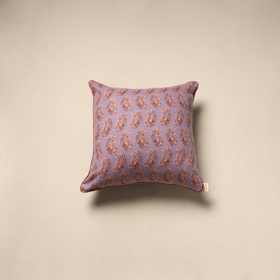 Cotton sanganeri cushion cover 145 - handcrafted