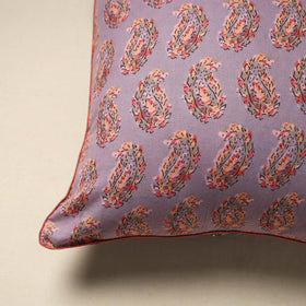 Cotton sanganeri cushion cover 145 - handcrafted