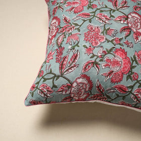 Cotton sanganeri cushion cover 147 - handcrafted