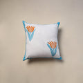 Cotton sanganeri cushion cover (16 x 16 in) 117