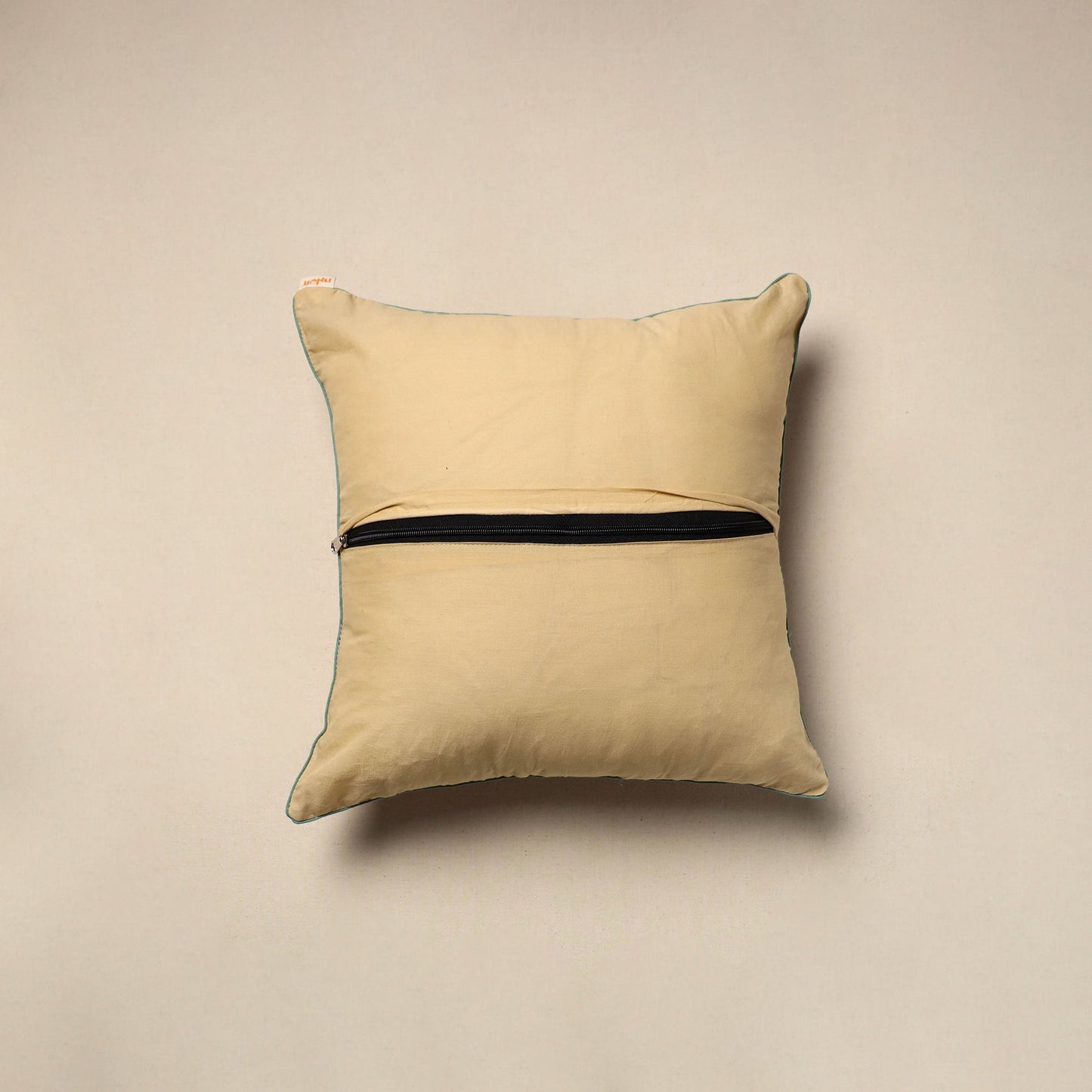 Cotton sanganeri cushion cover 18 - handcrafted