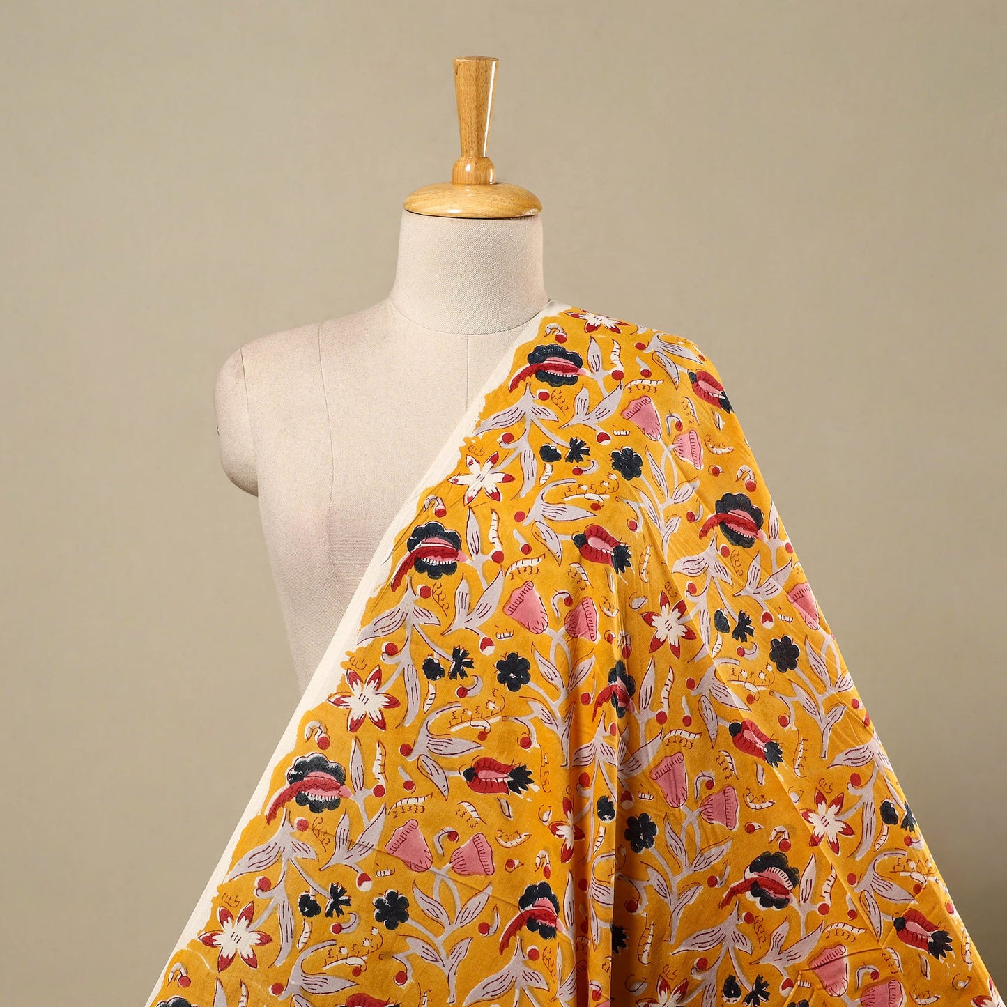 Block Print Cotton Sanganeri Fabric