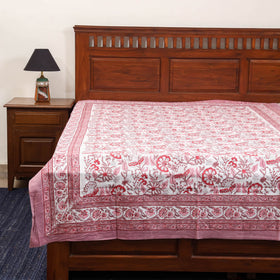 Cotton single sanganeri bed sheet (90 x 60 in) 19