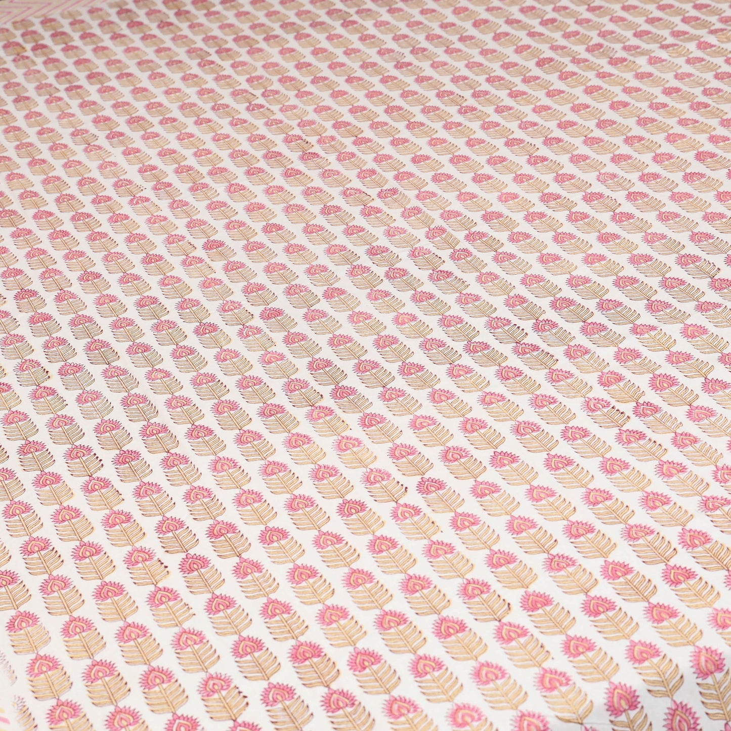 Cotton single sanganeri bed sheet (90 x 60 in) 22