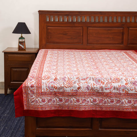 Cotton single sanganeri bed sheet (90 x 60 in) 25