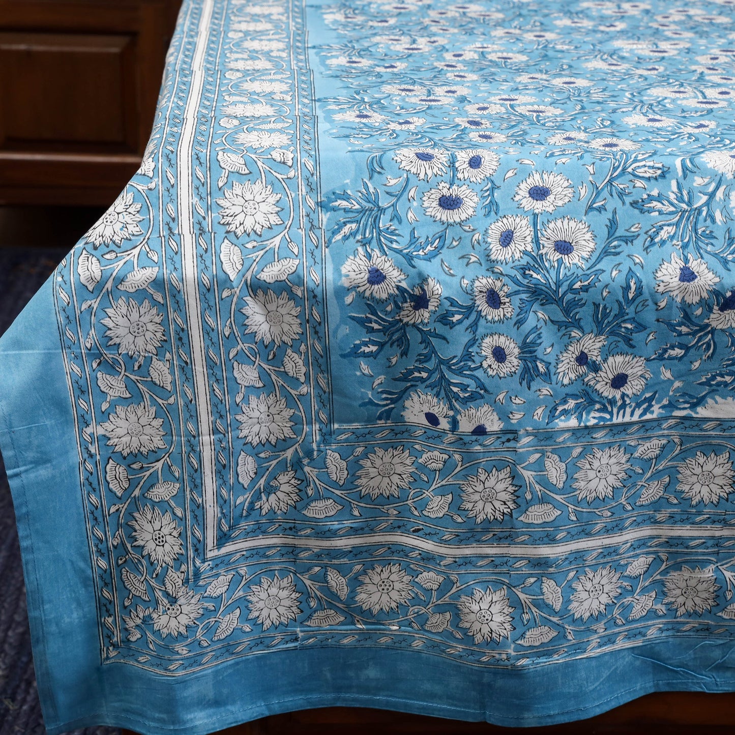 Cotton single sanganeri bed sheet (90 x 60 in) 26