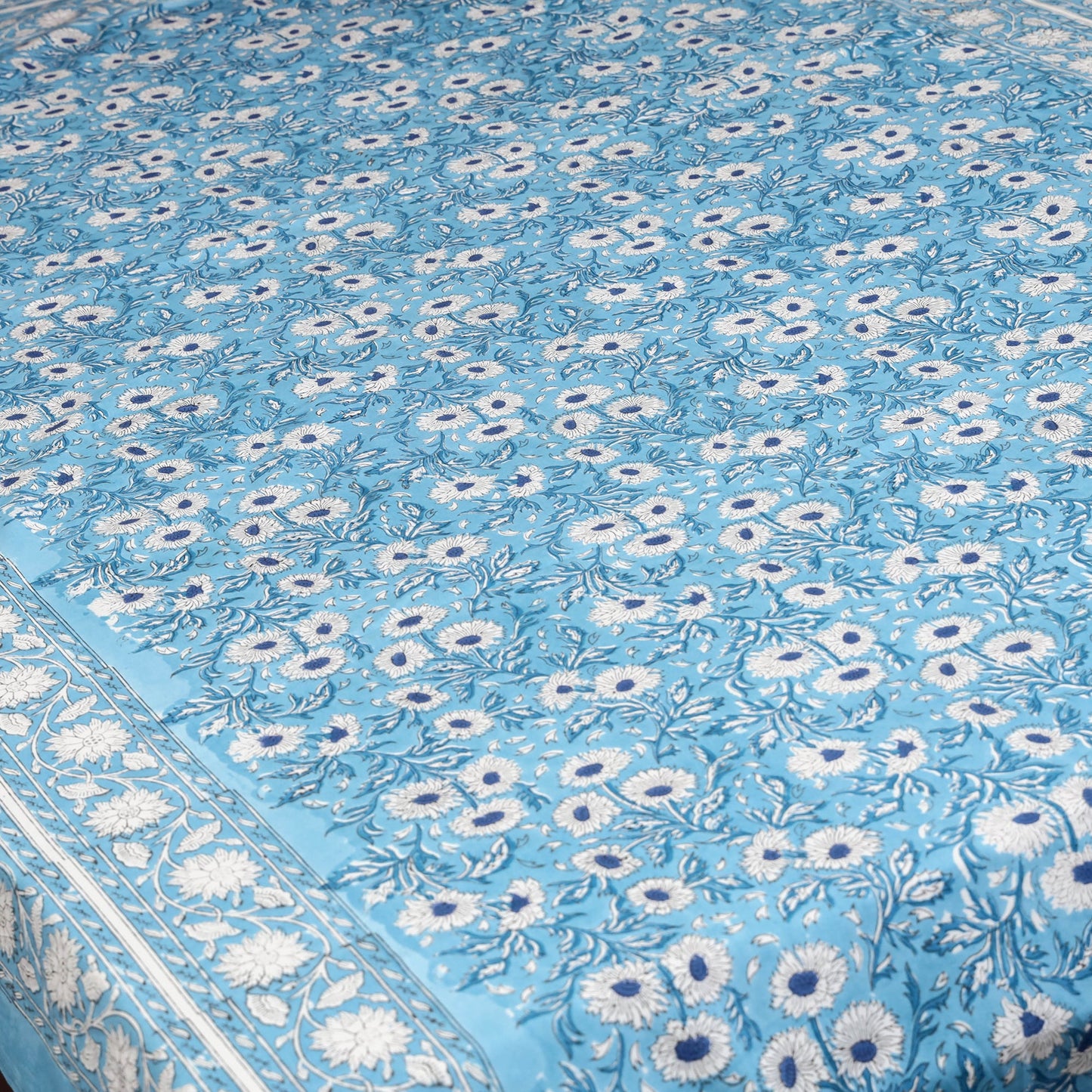 Cotton single sanganeri bed sheet (90 x 60 in) 26