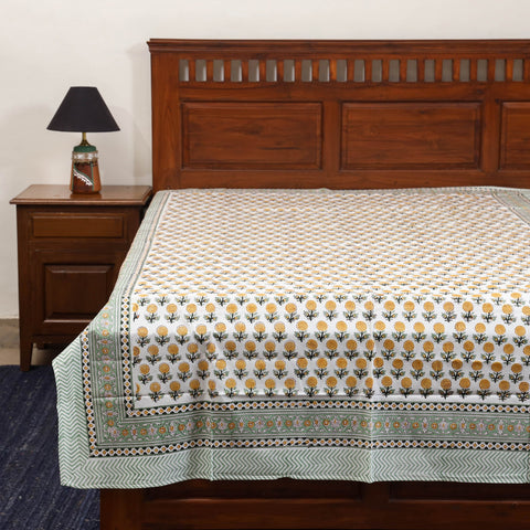Cotton single sanganeri bed sheet (90 x 60 in) 27