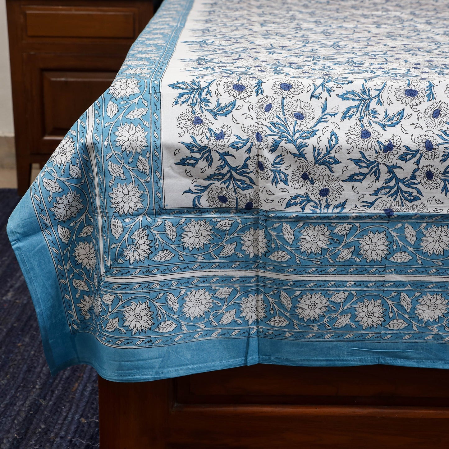 Cotton single sanganeri bed sheet (90 x 60 in) 28