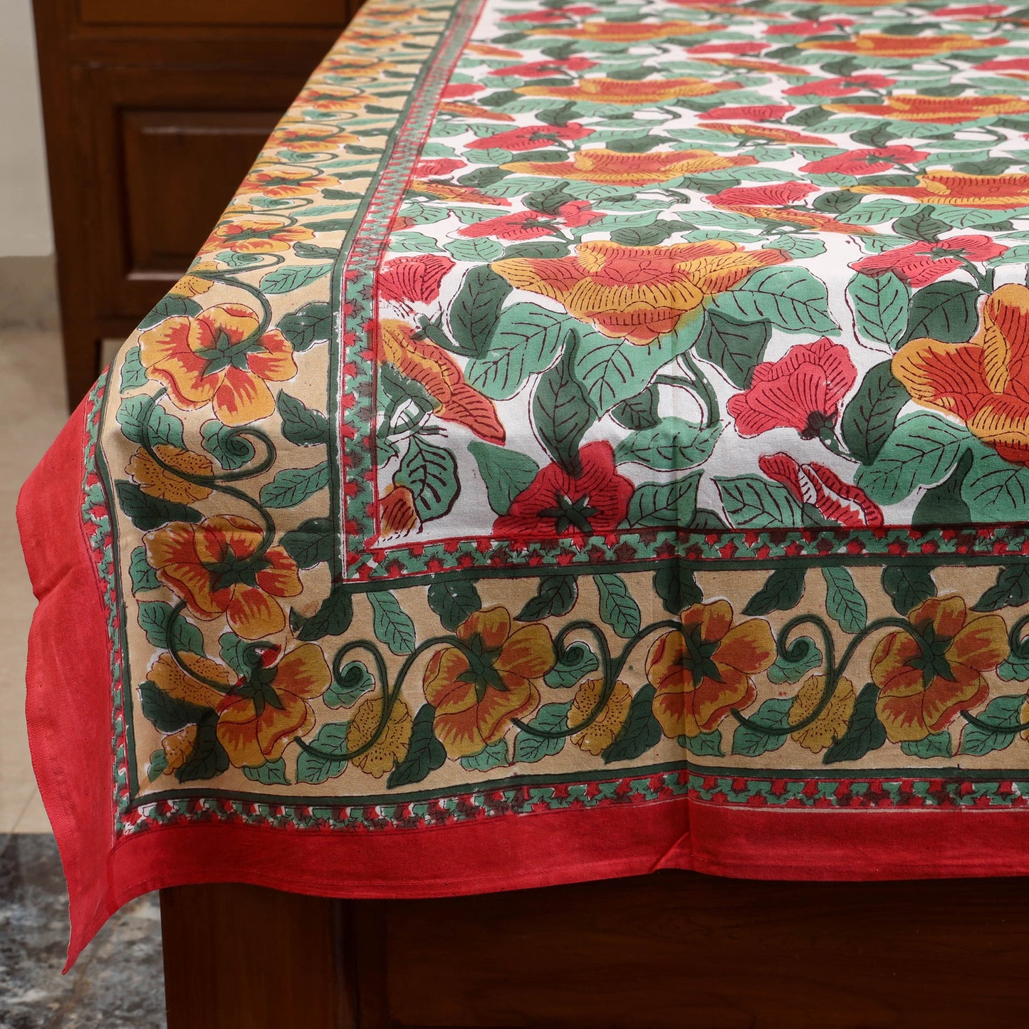 Cotton single sanganeri bed sheet (90 x 60 in) 31