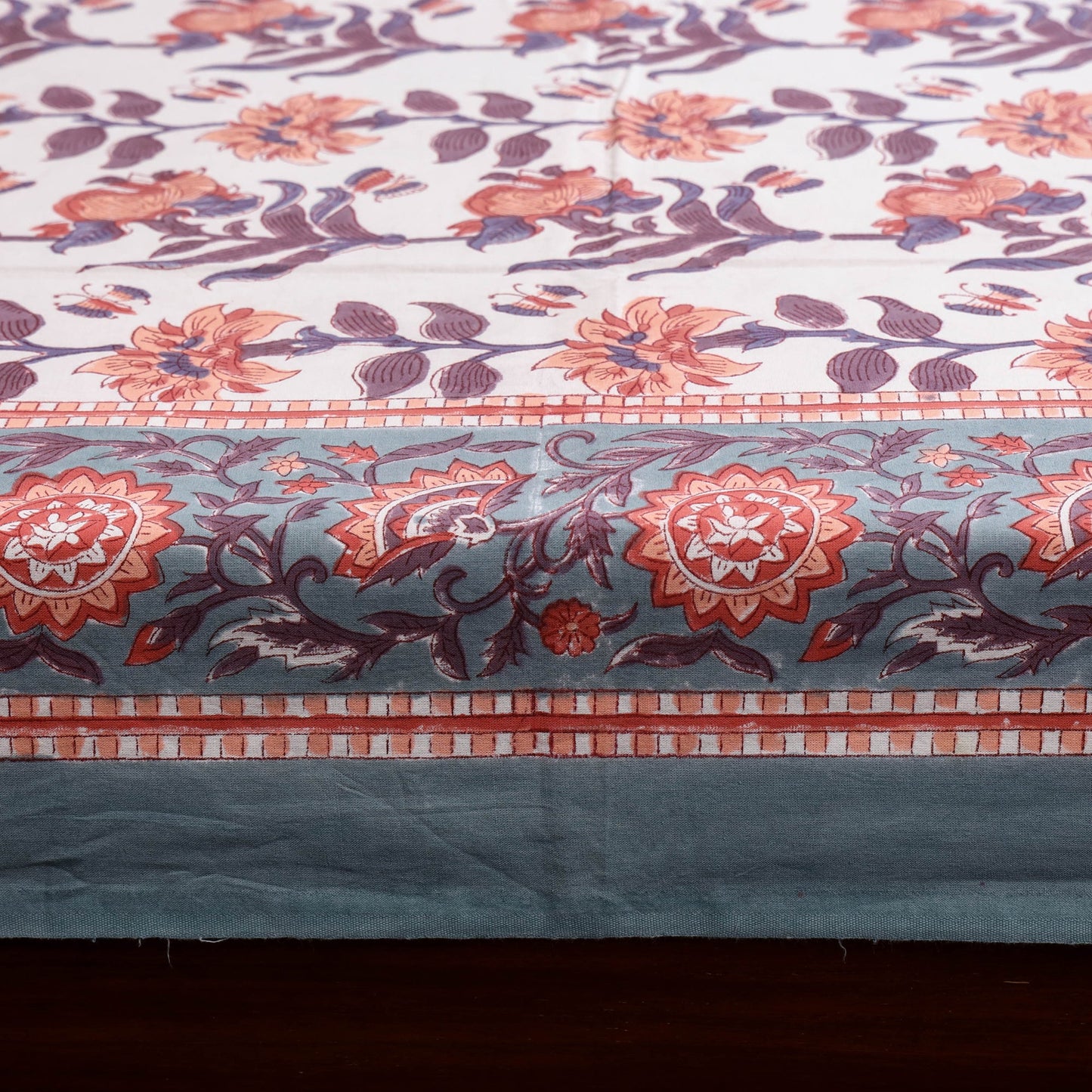 Cotton single sanganeri bed sheet (90 x 60 in) 34