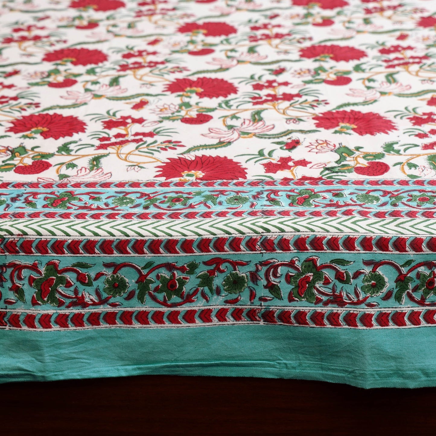 Cotton single sanganeri bed sheet (90 x 60 in) 35