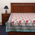 Cotton single sanganeri bed sheet (90 x 60 in) 35