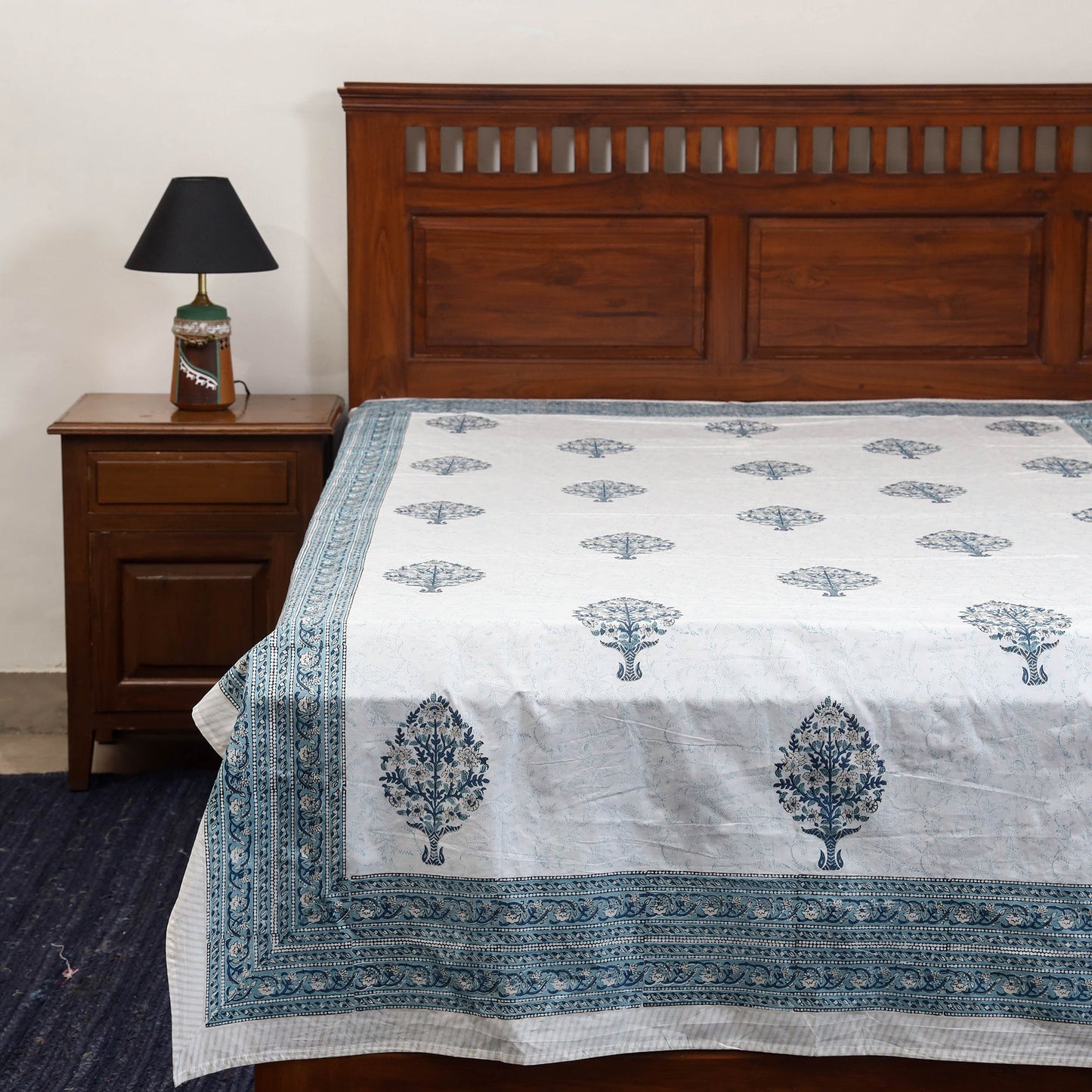 Cotton single sanganeri bed sheet (90 x 60 in) 36