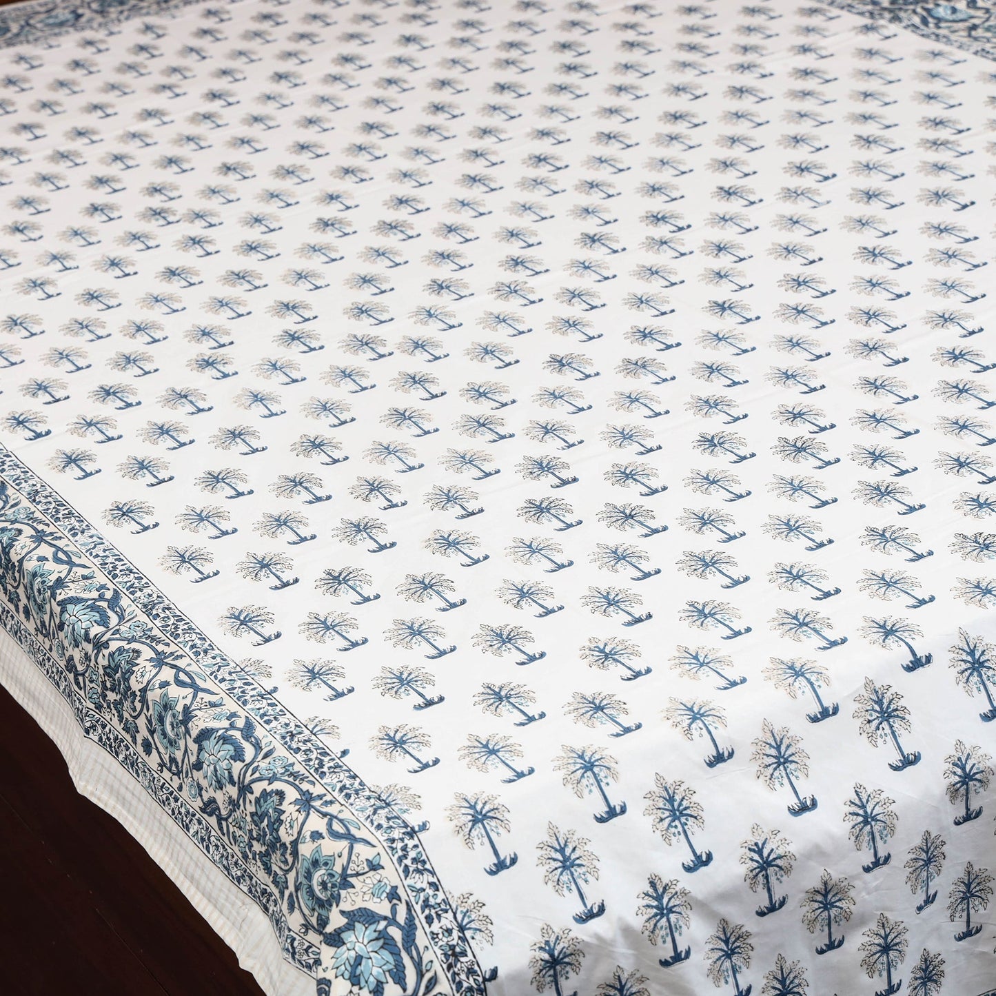 Cotton single sanganeri bed sheet (90 x 60 in) 38