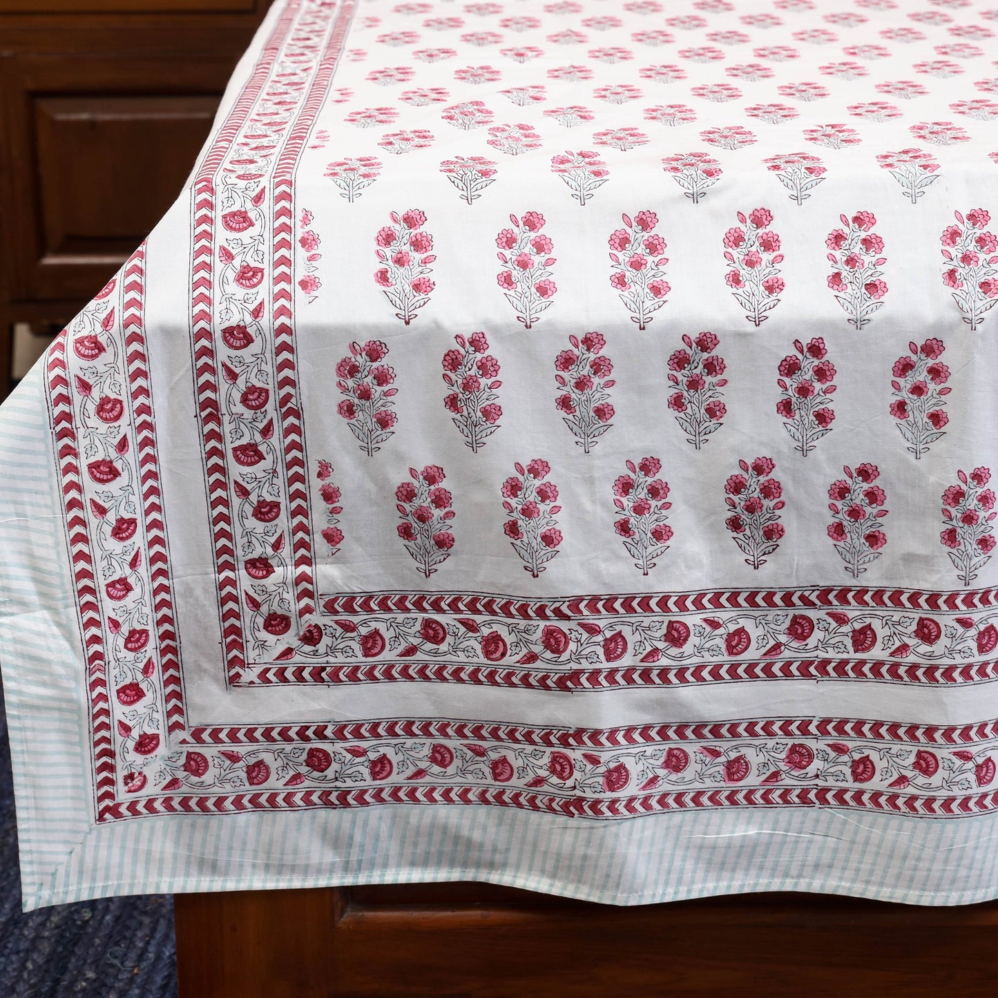 Cotton single sanganeri bed sheet (90 x 60 in) 39