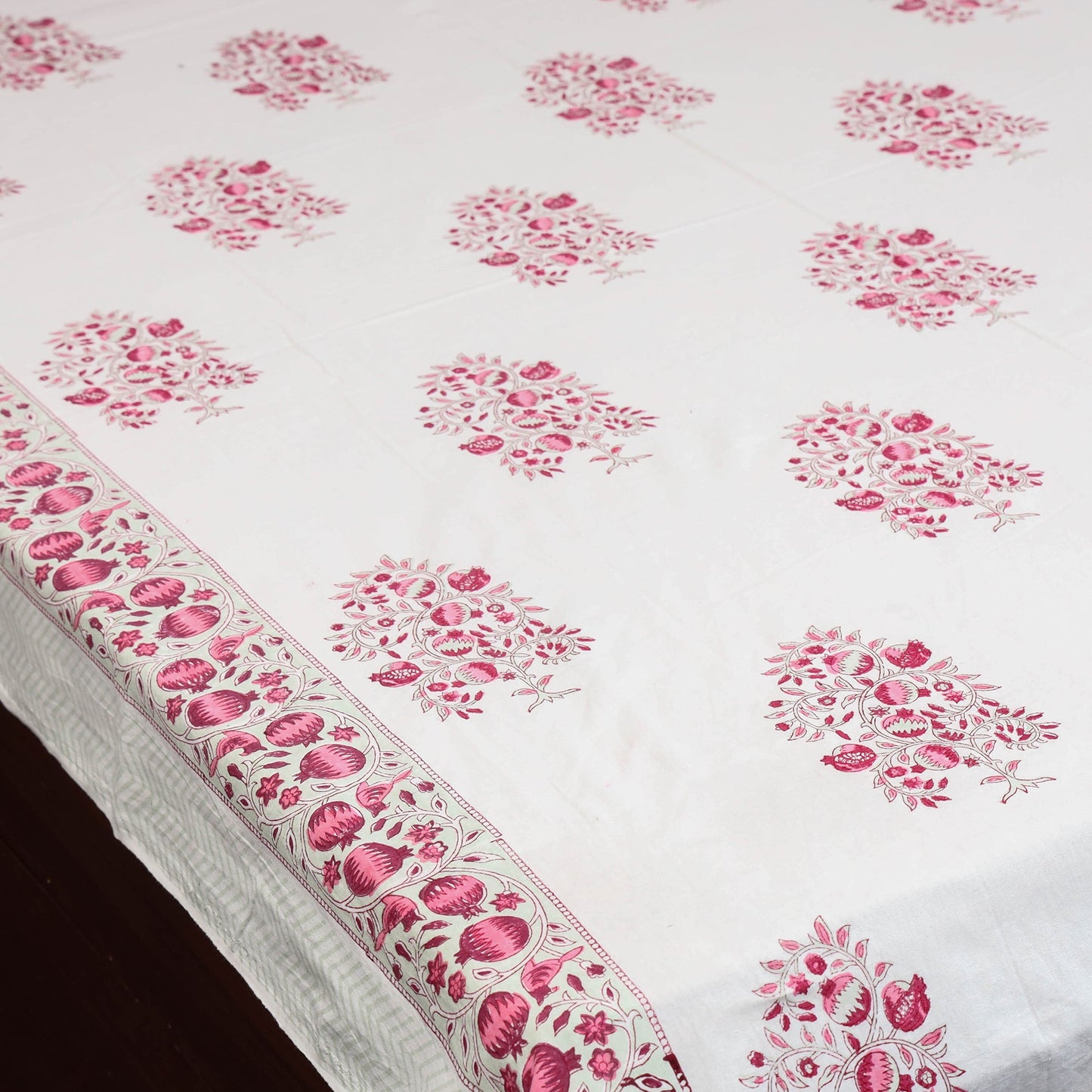 Cotton single sanganeri bed sheet (90 x 60 in) 42