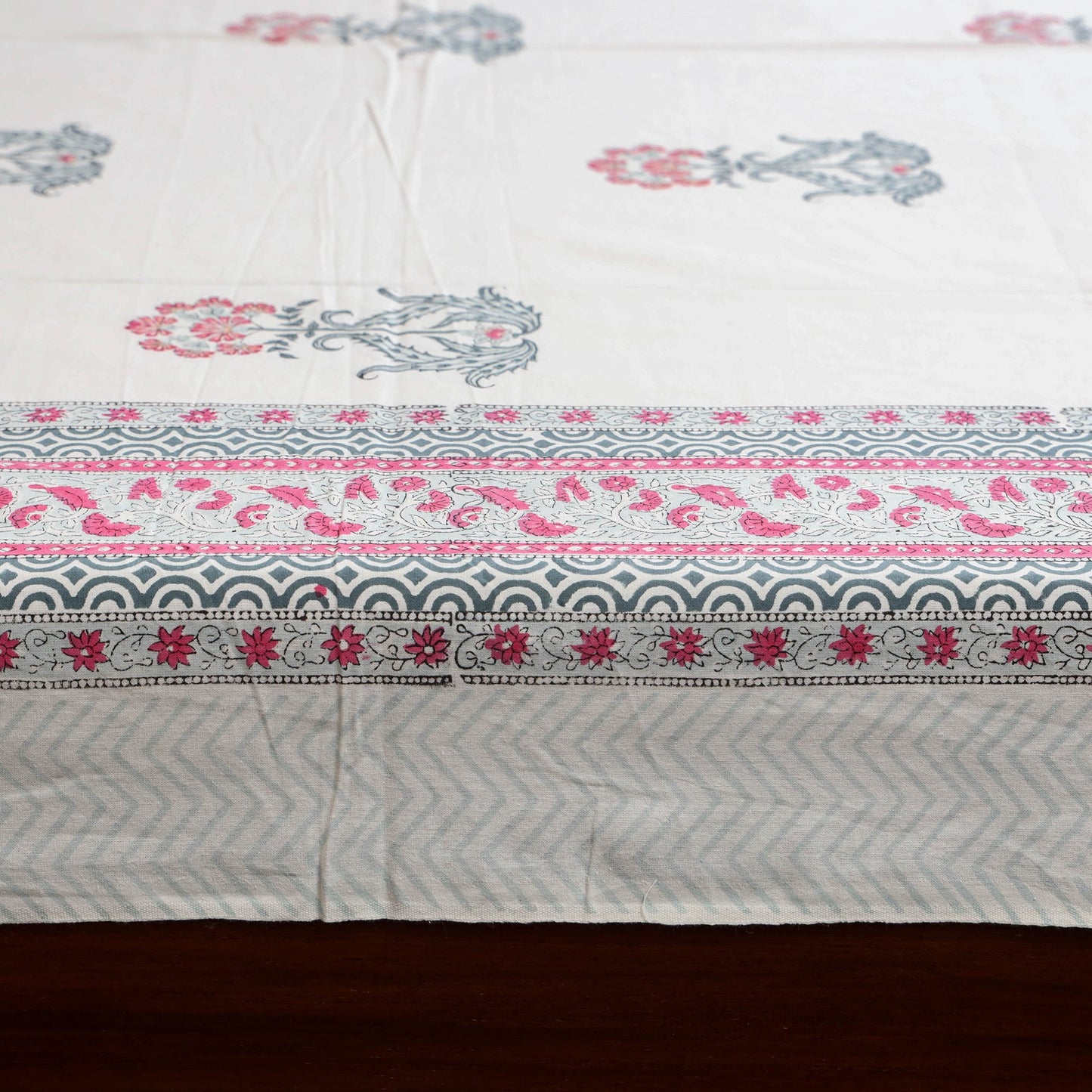 Cotton single sanganeri bed sheet (90 x 60 in) 43