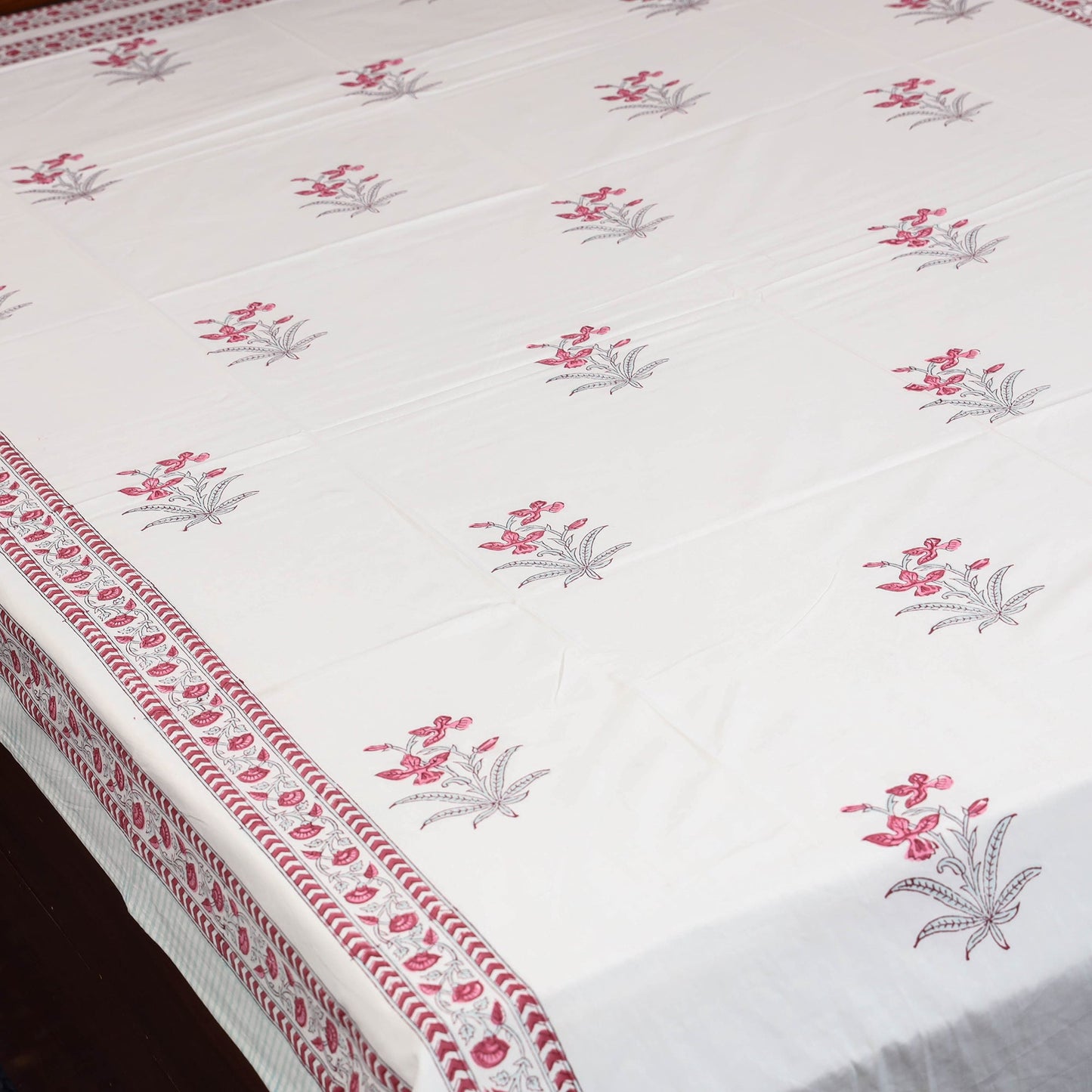 Cotton single sanganeri bed sheet (90 x 60 in) 44