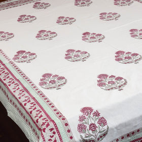 Cotton single sanganeri bed sheet (90 x 60 in) 45