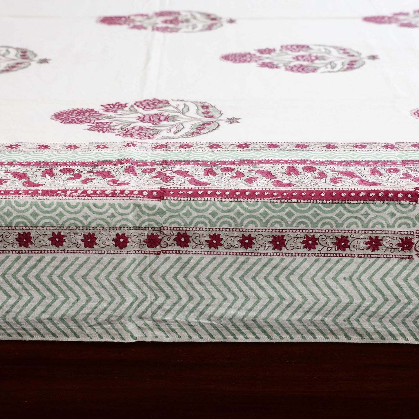 Cotton single sanganeri bed sheet (90 x 60 in) 45