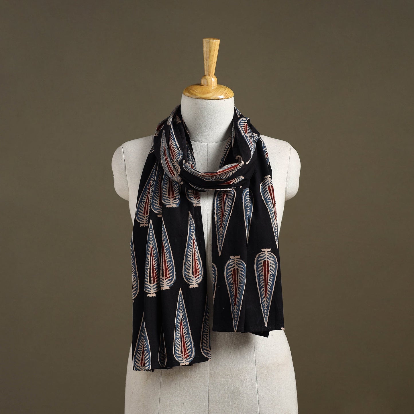 Cotton stole 20 - handcrafted