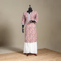 Cotton straight sanganeri kurta 18 - xl - handcrafted