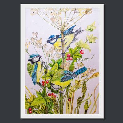  Handpainted Art Work On Canvas by Meenakshi Ratnakar 