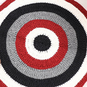  Crochet Work Upcycled Cotton Carpet / Rug 