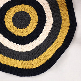  Crochet Work Upcycled Cotton Carpet / Rug 