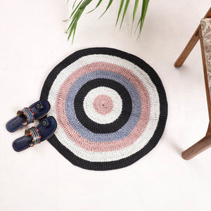  Crochet Work Upcycled Cotton Carpet / Rug 