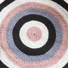  Crochet Work Upcycled Cotton Carpet / Rug 