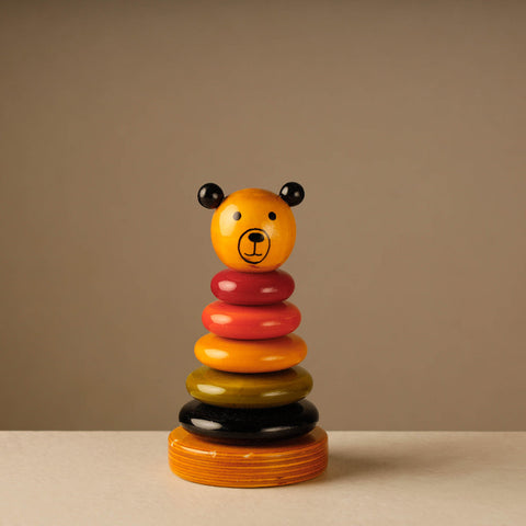  Cubby Stacker - Traditional Channapatna Handmade Wooden Toy Online in India  