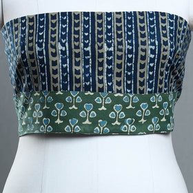 Multicolor - cotton pipad blouse piece 132 - handcrafted