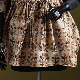 Hand batik cotton short kaftan 17 - handcrafted