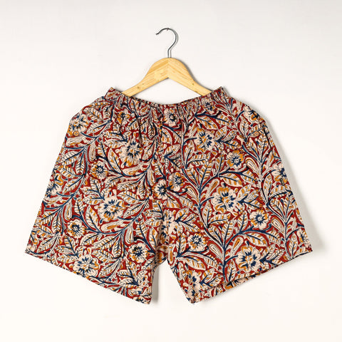  Kalamkari Block Printed Cotton Unisex Boxer/Shorts 