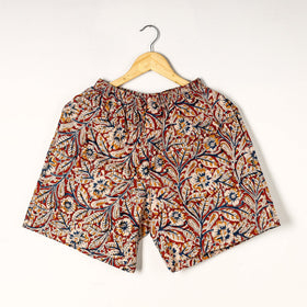  Kalamkari Block Printed Cotton Unisex Boxer/Shorts 