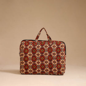 Multicolor - handcrafted cotton quilted laptop bag 52
