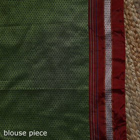Silk cotton khun saree with ilkal pallu chikki paras border