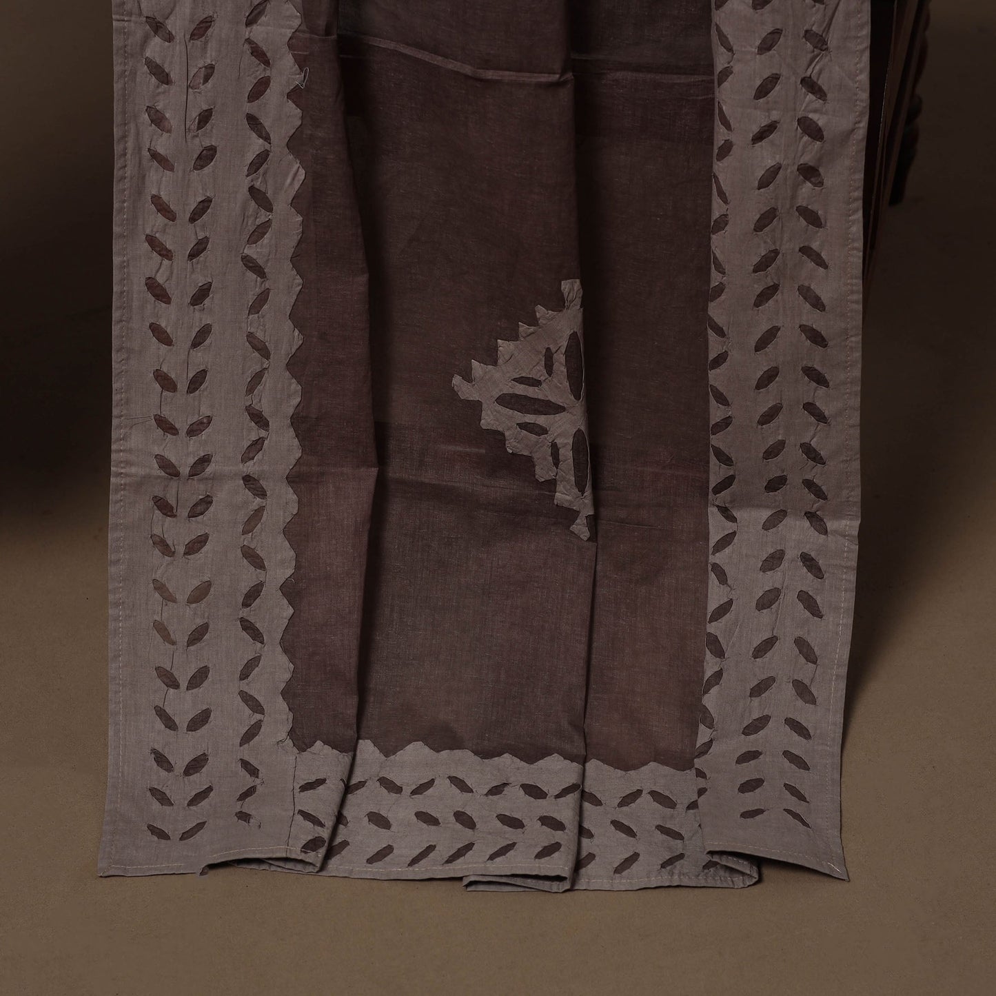 Dabu bagru natural dyed cotton 2pc unstitched dress