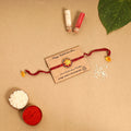  Daisy Flower - Hand Embroidered & Felt Work Rakhi 