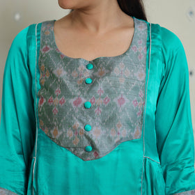  Modal Silk Plain Kurta for Women