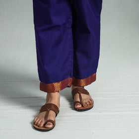 Dark blue - dharwad cotton kurta with palazzo & dupatta set