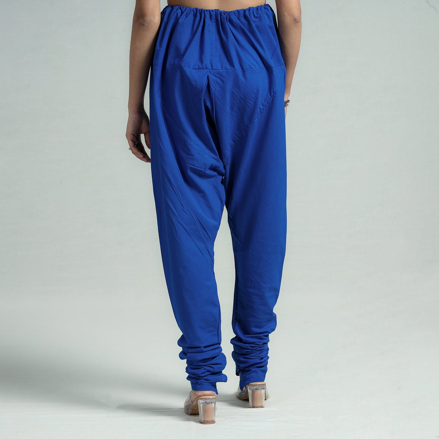 Buy Plain Dyed Cotton Ankle Length Churidar Online at iTokri.com