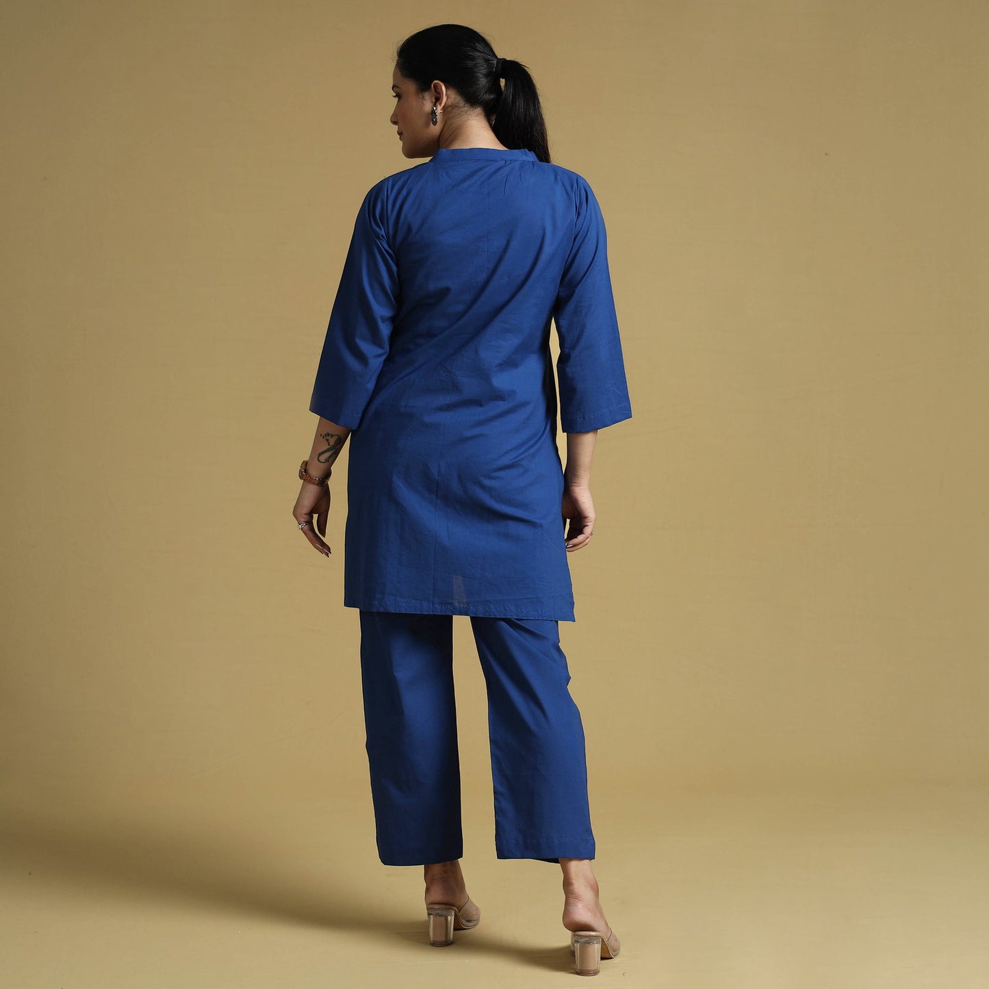 Buy Plain Dyed Cotton Co-Ord Set Online at iTokri.com