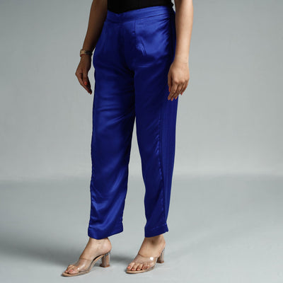  Plain Modal Silk Elasticated Pant 