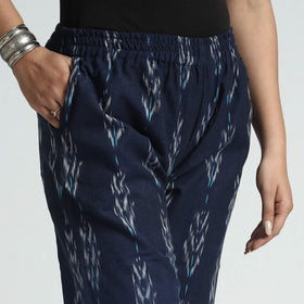 Buy Pochampally Ikat Weave Cotton Elasticated Palazzo Online at iTokri.com