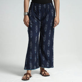 Buy Pochampally Ikat Weave Cotton Elasticated Palazzo Online at iTokri.com