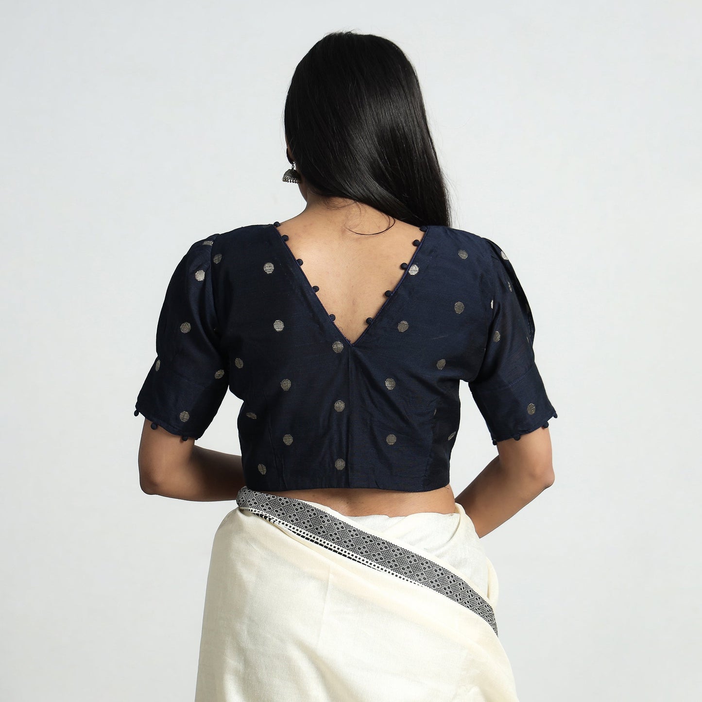 Silk Stitched Blouse